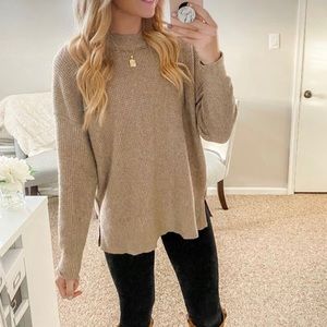 Aerie Oversized Waffle Sweater